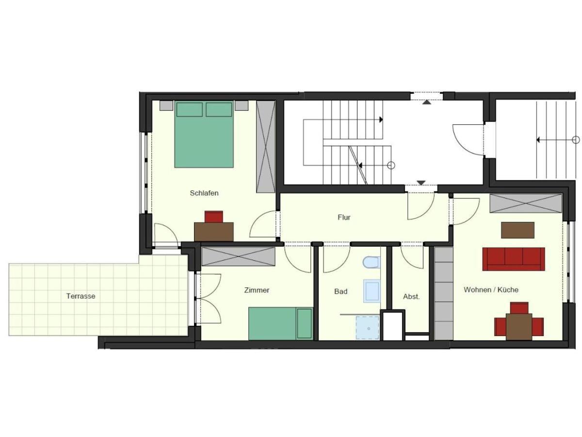 Ferienwohnung Buesumperle Rot Extérieur photo